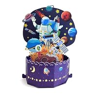ZYOOO Cartes Pop Up 3D Sirène Avec Enveloppe - Cartes Anniversaire Filles Thème Mer