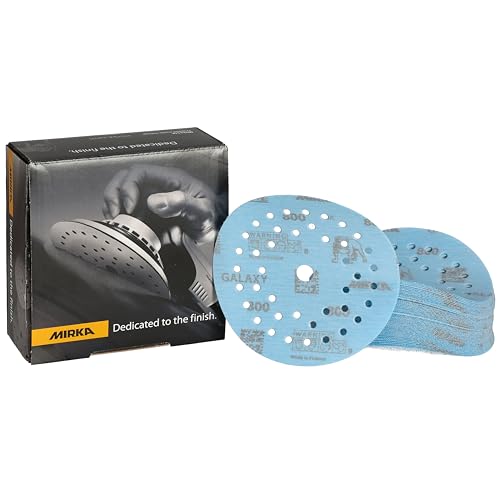 Mirka Galaxy epoxy sandpaper 125mm Hook & Loop grit 800 for sanding epoxy resin wood, epoxy, rivertable / 50 pcs sanding discs