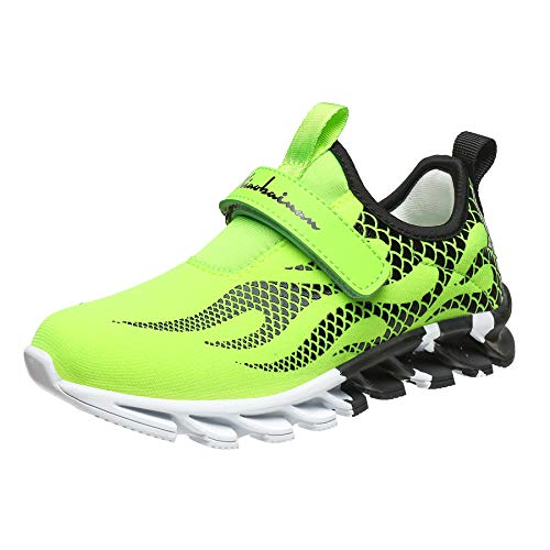 Mei Nian Guan Boys Girls Shoes Kids Running Sneakers Breathable Athletic Walking Non-Slip Outdoor Sports Lightweight Velcro Cool Patterns Toddler/Little Kid/Big Kid #TOP19