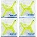 Azure Power 16pcs Vanover 3 Blade Prop (4) Set Kit (Yellow)