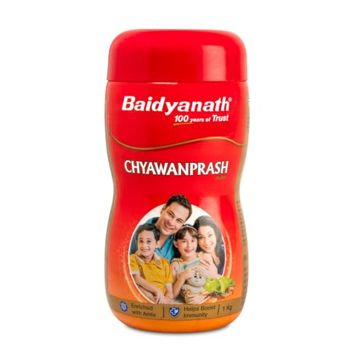 Image of Baidyanath Ayurved Chyawanprash 1 KG | Helps in Improves Respiratory and Digestive Health, Strength and Stamina | Enriched with 39 Vital Ayurvedic Herbs like Amla, Ashwagandha