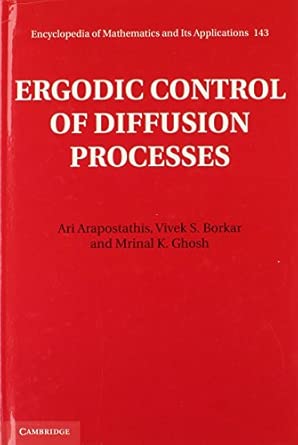 Ergodic Control of Diffusion Processes: 143 book cover