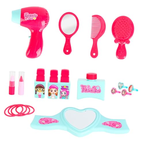 VICASKY Juego de maquillaje para niñas, niños y niñas, juego de juguetes de simulación, 1 estuche de maquillaje, juego de maquillaje falso