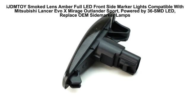 Amazon.com: iJDMTOY Smoked Lens Amber Full LED Front Side