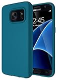Samsung Galaxy S7 Case, Diztronic Full Matte Flexible TPU Series, Slim-Fit Soft Touch Flexible GS7 Phone Cover - Full Matte Teal Blue