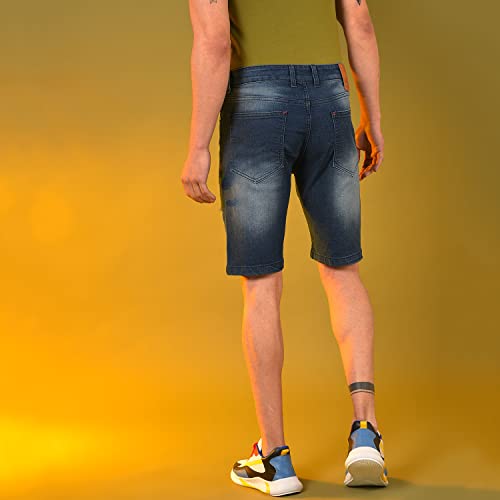 Image of CAHOOT Men Torn Jeans Short