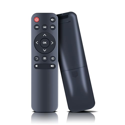 Image of PZL Replaced Projector Remote Control for FUDONI Aurora P3, for Pericat 4K Portable, for GROVIEW JQ818C 4K, for Agreago V3, for Roconia 1080P G3W White, for HOMPOW, for VISSPL, for Sainellor AMX100