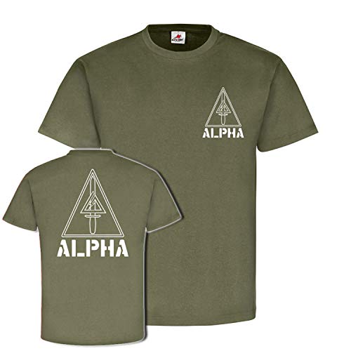 Écusson brodé Delta Force Alpha d'une finition haut de gamme verte Medium