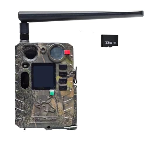 BolyGuard Caméra de chasse 37 MP 4 K HD Caméra de chasse GSM Caméra de chasse 4G Vision nocturne 100 ft Piège photo Caméra de chasse Temps de déclenchement rapide Grande zone de détection Étanche avec