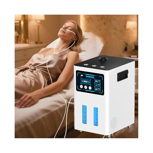 OUOQNUE 3-Outlet Hydrogen Inhalation Machine, 3000Ml/Min Large-Flow Hydrogen Water Generator, 99.99% High-Purity, SPE/PEM Technology, Support Two People Use Same Time