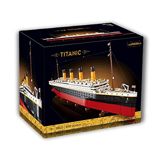 Preisvergleich Produktbild Technik Titanic 9090 Bausteine Stück Modular Kreuzfahrtschiff Titanic Modell Bausatz Bauset Schiff Konstruktionsspielzeug