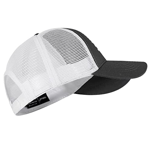 Image of VIONLAN Baseball Cap American Flag Trucker Hat for Men Women 3D Embossed Logo Adjustable Outdoor Mesh Snapback Hat