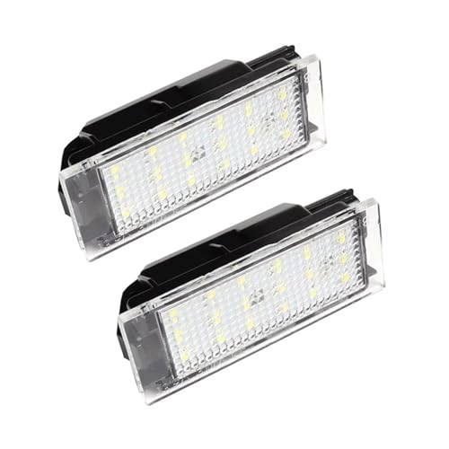 Luz LED para placa de coche Clio evita multas por iluminación tenue