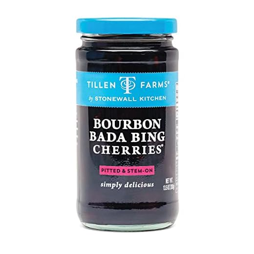 Tillen Farms Bourbon Bada Bing Cherries, 13.5 oz