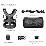 DF DIGITALFOTO Thanos-SE Gimbal Support Vest System, Filmmakers Kit Compatible with DJI RS2/RS3/RS3 Pro/RSC2/Ronin S, Zhiyun Crane 2S/3S for Videographer Smoothing the Footage 2-8 kg Payload - Image 9