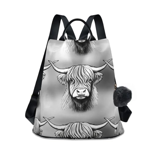 Mochila gris para mujer antirrobo que evita hurtos gracias a su bolsillo trasero