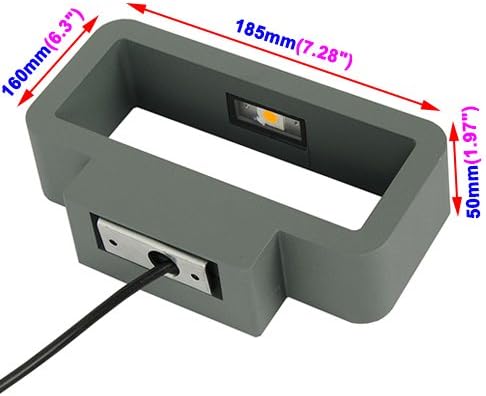 10W LED Exterior Light Waterproof Outdoor Fixture Wall Sconces Gray Finish Pure White