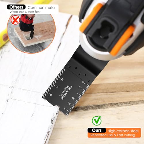 10Pcs Universal Oscillating Quick Release Saw Set Multitool Tool Blade for Bosch Craftsman Dremel Fein Ridgid Tch Makita Milwaukee 4 10Pcs Universal Oscillating Quick Release Saw Set Multitool Tool Blade for Bosch Craftsman Dremel Fein Ridgid Tch Makita Milwaukee - Image 4