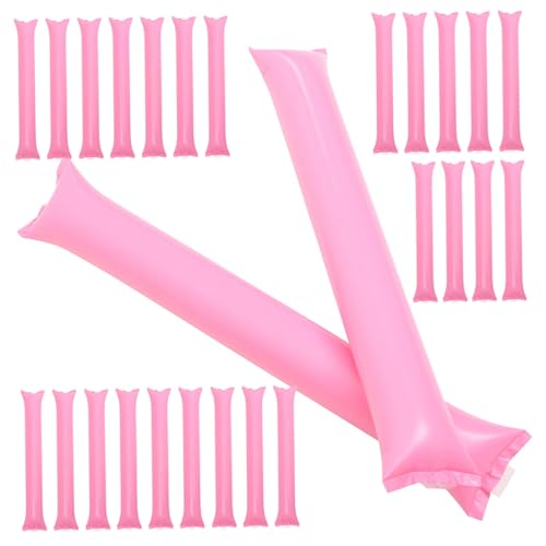 Bâtons gonflables d'encouragement roses pour animer les kermesses et fêtes d'école