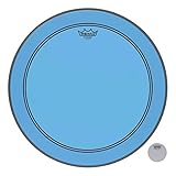 Remo Powerstroke P3 Colortone Blue Bass Drumhead, 22
