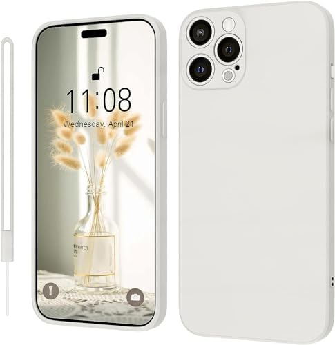 KPPIT iPhone 14 Case, iPhone 14 Protective Case Silicone,Ultra Slim Soft Gel Anti-Scratch,Microfiber Lining,Rubber Shockproof Case Cover iPhone 14 [6.1 inch] Khaki