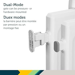 Safety 1st Lift, Lock and Swing Gate - Pressure or Hardware installed, Fits Spaces Between 28" and 42" Wide, 28" Tall, White