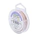 Beadalon Artistic Round Wire, 20-Gauge, Silver Plated Rose Gold Color