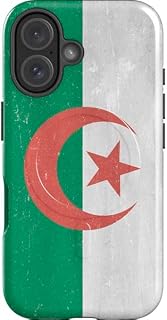 Skinit Impact Phone Case Compatible with iPhone 17 Magsafe - Algeria Flag Distressed Design