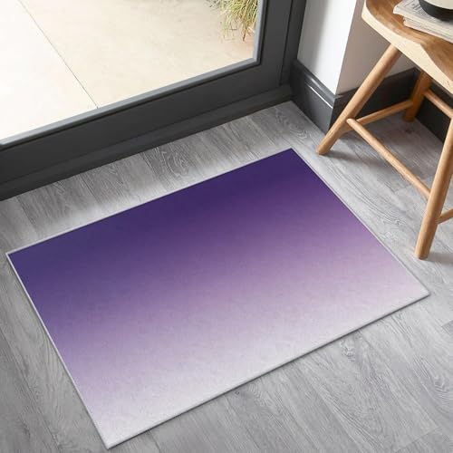 Tapis violet dégradé de couleurs moderne et doux 100x150cm - 4