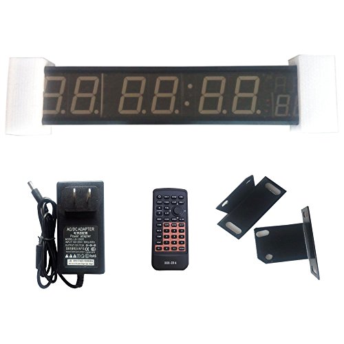 THINKHONGHAO 4'' 8Digits LED Countdown Clock Workout Timer For Garage Home Gym Crossfit Training EMOM Tabata Fitness Timer