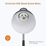 LEPOWER Metal Desk Lamp, Eye-Caring Table Lamp, Study Lamps with Flexible Goose Neck for Bedroom, Home Office (Matte Black) - Image 3