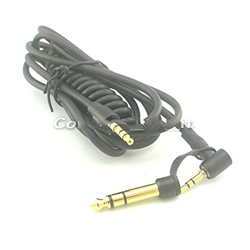 1.5M 3.5mm Stereo Male to 3.5mm 3 Pole Plug Right Angle + 3.5mm Stereo Female Socket to 6.5mm Plug Audio Speaker Extension Cable
