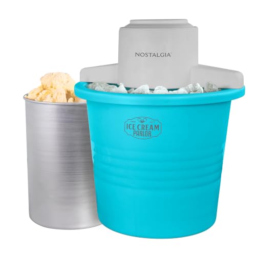 Nostalgia Electric Ice Cream Maker Parlor Style Old Fashioned Soft Serve Ice Cream Machine Makes Frozen Yogurt or Gelato in Minutes - Fun Kitchen Appliance White - 4 Quart product thumbnail 10
