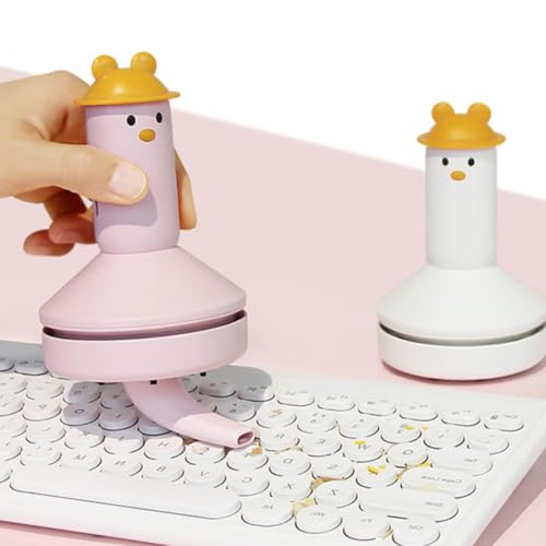 Aspiradora de polvo compacta para mesa de estudio y limpieza de teclado inalámbrica 6