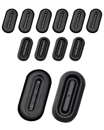 HUVZOR 12pcs Bouchons de Protection en Caoutchouc pour Bas de Caisse de Voiture,bouchons de protection en caoutchouc,Compatible avec VW et Audi,Protection de Châssis...