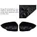JSCARLIFE 2012-2020 T-oyota Yaris ABS Mirror Covers | Direct - Fit Side Mirror Caps, Effortless Clip - On Install (Black)