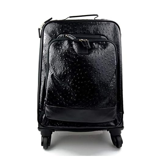 Maleta de avion in piel negro trolley rígida maleta de cuero bolso de cuero de viaje hombre mujer marron bolso de cabina bolso con ruedas