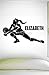 Produktbild personalisierte mädchen volleyball Wandaufkleber benutzerdefinierte name volleyball rutsche wandtattoo Volleyball Spieler Weibliche Wohnzimmer schlafzimmer 95X56CM