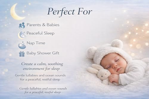 Image of Lullaby Sleep Album, We Dream: Vol. 1 - Supports You and Your Baby Falling Asleep - Soothing Guitar Music with White Noise
