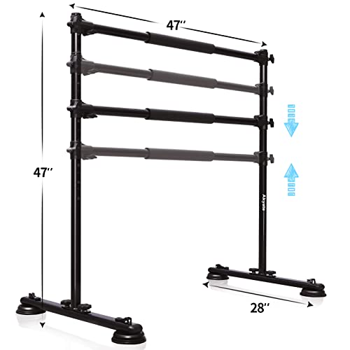 Akyate Ballet Barre (Black-4Ft-Steel) #TOP2