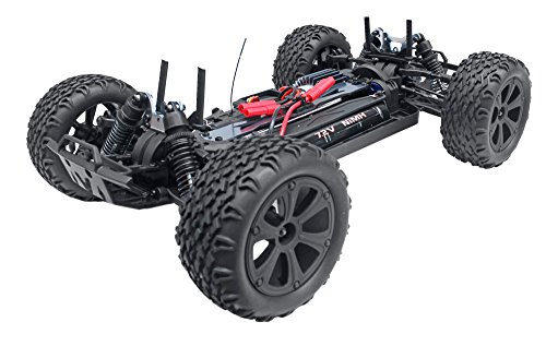 Redcat Racing Blackout XTE 1/10 Scale 4WD Electric RC Monster Truck – RC550 Brushed Motor, Waterproof ESC, 2.4GHz Radio, Oil Filled Shocks, 7.2V 3000mAh Battery & Charger RC Truck – Red