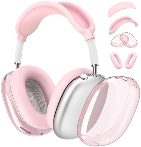 【4 in 1】 Set for Apple AirPod Max Case Cover, Anti-Scratch Ear Pa...