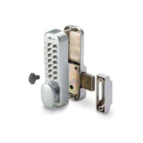 Verrou à code mécanique WS2-CSP - Changement de Code Sans Démontage avec pêne dormant en applique - Targette Longue