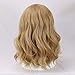 Women's Medium length Light Blonde Curly Cosplay Wig for Move