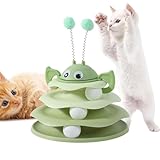 Stimule l'engagement mental : offre un divertissement sans fin et une stimulation mentale améliorant la vigilance de votre chat et ses compétences de résolution de problèmes grâce à une action de chasse au ballon