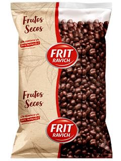Cacahuètes au Chocolat Noir - Arachides Croquantes Enrobées de Chocolat Intense - Pack de 6 x 1kg