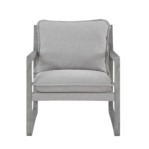 Sillón tapizado plegable Gris 1 asiento miniatura 1
