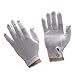 White Nylon Parade Gloves with Snap Closure - Sold by Pair