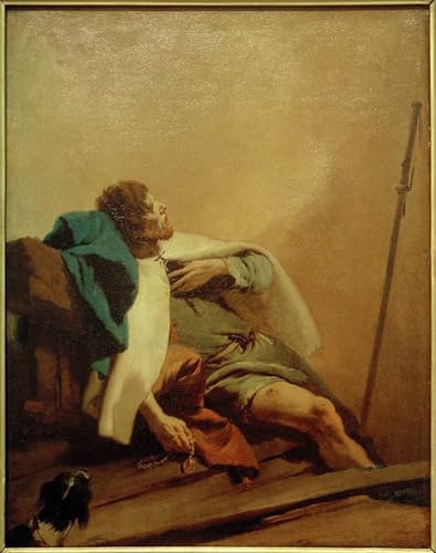 Affiche toile Saint Roch de Battista idéal pour un salon élégant 60x90cm