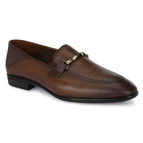 Image of egoss Luxe Premium Genuine Leather Loafer Formal Shoes for Men-AS-1